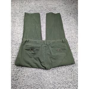 Bonobos Pants Men 38x30 Green Stretch Dress Work Wear Chino Slim Fit Classiccore